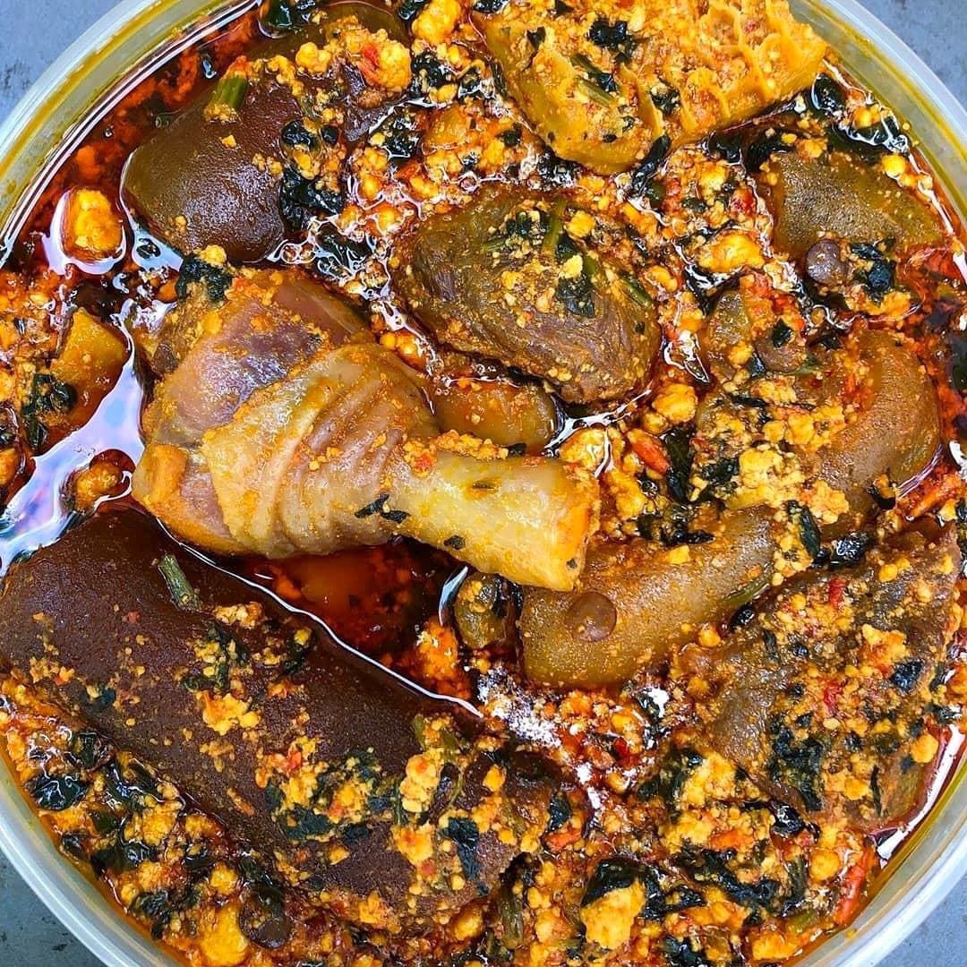 Melon Soup with Garri/Fufu/Semovita/Wheat